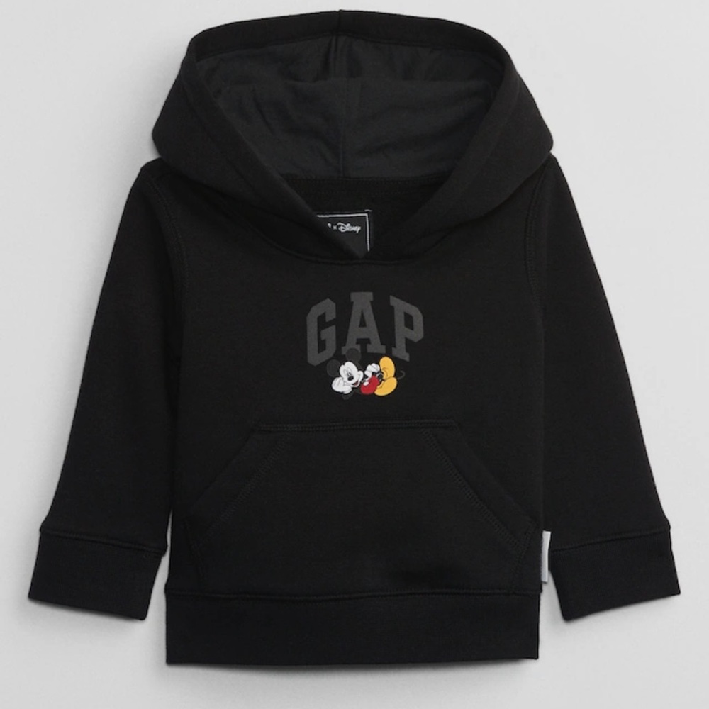 GAPKids X Disney Mickey Mouse Logo Hoodie Size 5